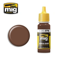 Ammo by MIG - Acrylic Color - Brown Soil 17ml