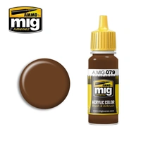 Ammo by MIG - Acrylic Color - Clay Brown 17ml