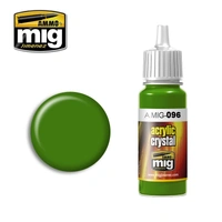 Ammo by MIG - Acrylic Color - Crystal - Green Periscope (And Tail Light On) 17ml