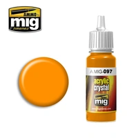 Ammo by MIG - Acrylic Color - Crystal - Orange 17ml