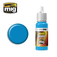 Ammo by MIG - Acrylic Color - Crystal - Light Blue 17ml