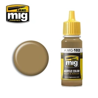 Ammo by MIG - Acrylic Color - Ochre Brown 17ml
