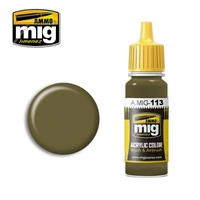 Ammo by MIG - Acrylic Color - Khaki Green N. 3 (British 1939-42) 17ml