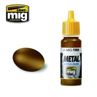 Ammo by MIG - Acrylic Color - Metallic - Old Brass 17ml