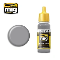 Ammo by MIG - Acrylic Color - Fs-36270 Medium Gray 17ml