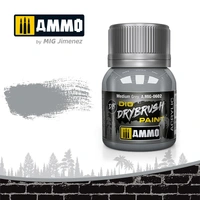 Ammo by MIG -  Drybrush - Medium Grey