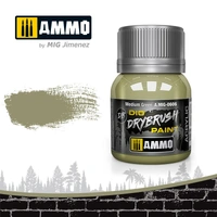 Ammo by MIG -  Drybrush - Medium Green