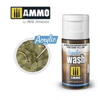 Ammo by MIG -  Acrylic Washes - Brown Wash for Dark Yellow 15ml
