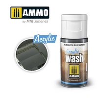 Ammo by MIG -  Acrylic Washes - Blue Wash 15ml