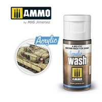 Ammo by MIG -  Acrylic Washes - Brown Wash for Sand 15ml
