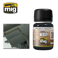 Ammo by MIG -  Enamel Washes - Blue Wash for Panzer Grey 35ml