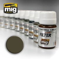 Ammo by MIG -  Filters - Dark Grey for White 35ml