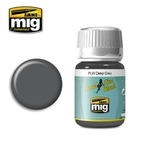 Ammo by MIG -  Panel Line Wash - Deep Grey 35ml