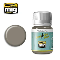 Ammo by MIG -  Panel Line Wash - Medium Tan 35ml