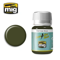 Ammo by MIG -  Panel Line Wash - Green Brown 35ml