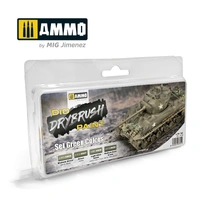 Ammo by MIG - Drybrush - Green Colors Set