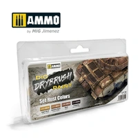 Ammo by MIG - Drybrush - Rust Colors Set