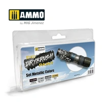Ammo by MIG - Drybrush - Metallic Colors Set
