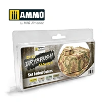 Ammo by MIG - Drybrush - Faded Colors Set