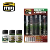 Ammo by MIG -  Weathering - Humidity & Wet Effects Set