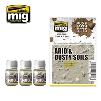 Ammo by MIG -  Weathering - Arid & Dusty Soils Set