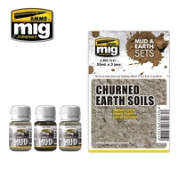 Ammo by MIG -  Weathering - Churned Earth Soils Set