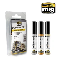 Ammo by MIG -  Oilbrushers - Light Fading Set