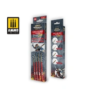 Ammo by MIG -  Brushes - Wargaming Universe - Marta Kolinsky Figures Brush Set