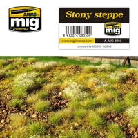 Ammo by MIG -  Dioramas - Grass Mats - Stony Steppe