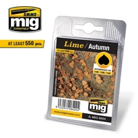 Ammo by MIG -  Dioramas - Leaves - Lime - Autumn