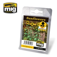 Ammo by MIG -  Dioramas - Laser Cut Plants - Sunflowers