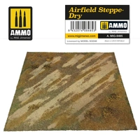 Ammo by MIG -  Dioramas - Scenic Mats - Airfield Steppe-Dry