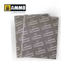 Ammo by MIG - Accessories - Sanding Sponge Sheet (280) – 2 Pcs.