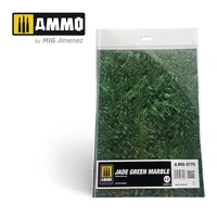 Ammo by MIG -  Dioramas - Marble - Jade Green Marble - Sheets of Marble 2pc