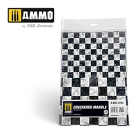 Ammo by MIG -  Dioramas - Marble - Checkered Marble - Sheets of Marble 2pc