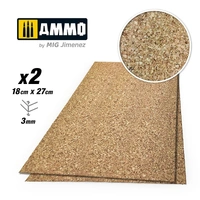 Ammo by MIG - Create Cork - Medium Grain (3Mm) – 2 Pcs.