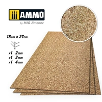 Ammo by MIG - Create Cork - Medium Grain Mix (2Mm; 3Mm And 4Mm) – 1 Pc. Each Size