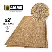 Ammo by MIG - Create Cork - Thick Grain (5Mm) – 2 Pcs.