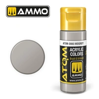Ammo by MIG - Atom Color - Midgrey 20ml