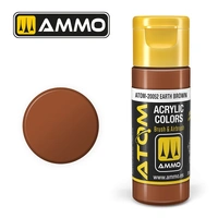 Ammo by MIG - Atom Color - Earth Brown 20ml