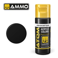Ammo by MIG - Atom Color - Matt Black 20ml