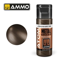 Ammo by MIG - Atom Color - Metallic - Burnt Iron 20ml
