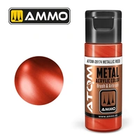 Ammo by MIG - Atom Color - Metallic - Red 20ml