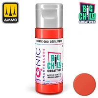Ionic - Acrylic Paints - Devil Red 20ml