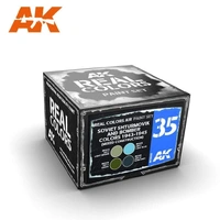 Ak Interactive - Real Colors  - Soviet Shturmovik And Bomber Colors 1943-1945 Set