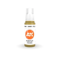 AK Interactive - 3 Gen Acrylics - Sahara Yellow 17ml