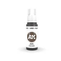 AK Interactive - 3 Gen Acrylics - Carbon Black INK 17ml
