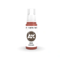 AK Interactive - 3 Gen Acrylics - Penetrating Red INK 17ml