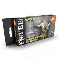 Ak Interactive - 3 Gen Acrylics - Waffen Ss 44 Dot Uniform Colors