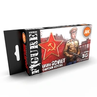 Ak Interactive - 3 Gen Acrylics - Soviet WW2 Uniform Colors